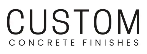 custom concrete finishes logo
